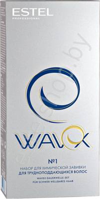 Набор для химической завивки №1 для трудноподдающихся волос WAVEX ESTEL 2*100 мл